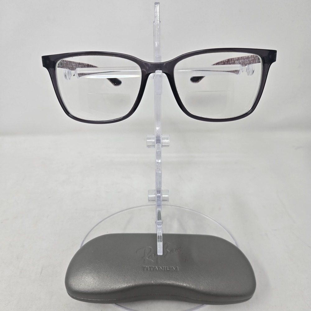 FRAMESONLY RayBan RB8905 5845 53-18-145 TRANSLUCENT GRAY CARBON FIBER EYEGLASSES